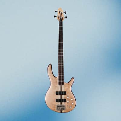 Cort A4 Plus Electric Bass Guitar (Open Pore Natural) *USA Small Business* image 2