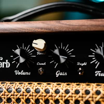 Invaders Amplification - 530 BlueVerb Guitar Combo Reverb 1x12" - 30W/15W - 6L6 - Solid Wood image 6