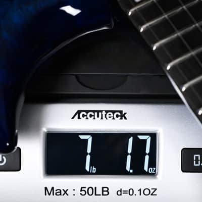 Ernie Ball Music Man BFR Majesty 6-String (15/100)- Blue Ink Quilt (M018642) image 7