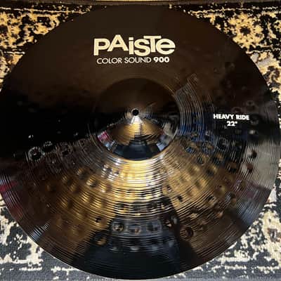 Paiste 22" Color Sound 900 Series Heavy Ride Cymbal - Black image 1