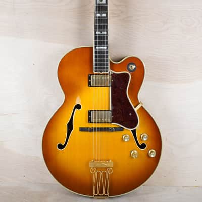 Epiphone Emperor-J (Japanese Domestic) MIJ 1993 Sunburst Tereda Japan w/ Hard Case image 3