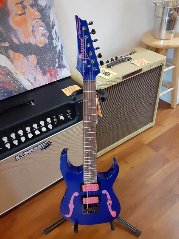 Ibanez Paul Gilbert Signature Guitar jewel blue image 1