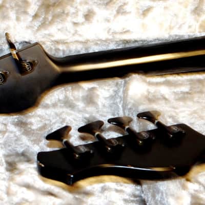 WESTONE X695BK SPECTRUM LX Bass  1986 Black.  BY MATSUMOKU.  TWO NECKS. Fretted & Fretless.  RARE. image 22