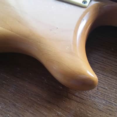 Vintage 1981 MIJ Yamaha SHB 400 Electric Guitar w/ Natural Finish image 12