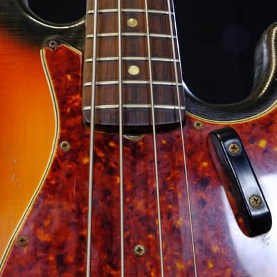Used Fender 1965 Jazz Bass - 3 Color Sunburst image 12