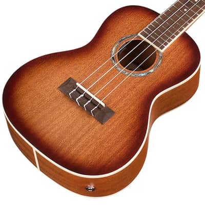 Cordoba 15CM-E Concert Ukulele, Mahogany w/ Edgeburst image 4