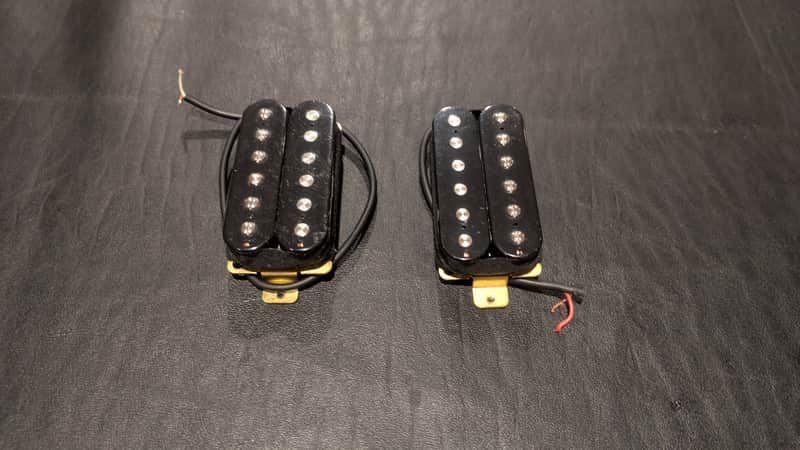 Artec Adjustable Poles Humbucker Set HBC115 Black image 1
