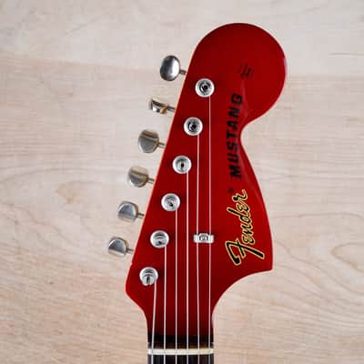 Fender MG-69 Mustang Reissue MIJ 2010 Candy Apple Red w/ Matching Headstock Japan w/ Bag image 22