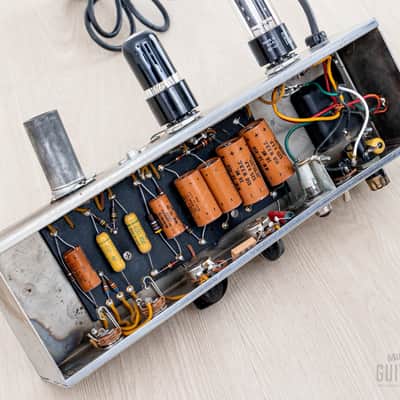 Immagine 1957 Fender Princeton Tweed Vintage Tube Amp 5F2-A w/ 100% Original Circuit - 12