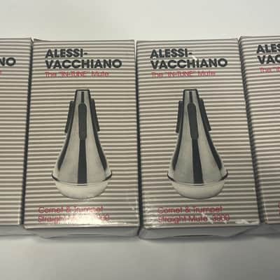 (4 Pack) Vintage Alessi-Vacchiano Cornet and Trumpet Straight Mute 3000  “New-Old Stock” image 5