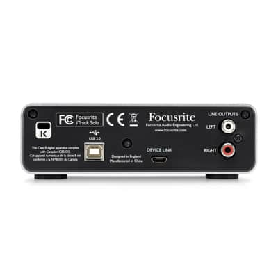 Focusrite iTrack Solo Lightning Audio Interface - B-Stock image 3