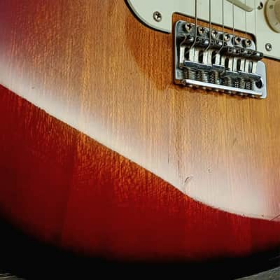 Aria Stratocaster Vintage 1970-1972 - Drei Tone Cherry-Sunburst image 13