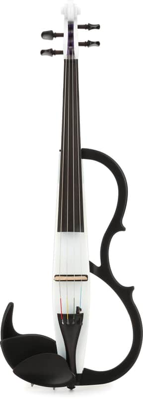 Yamaha Silent Series SVV200 Electric Viola - Pearl White image 1