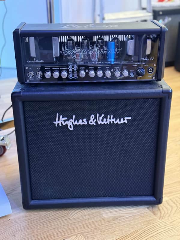Hughes & Kettner GrandMeister Deluxe 40 Head + TubeMeister 112 Cab + WMI-1 Bluetooth MIDI Interface