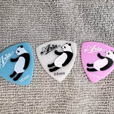 Aria Panda Series Guitar Pick Set 3pcs Made in Japan image 3