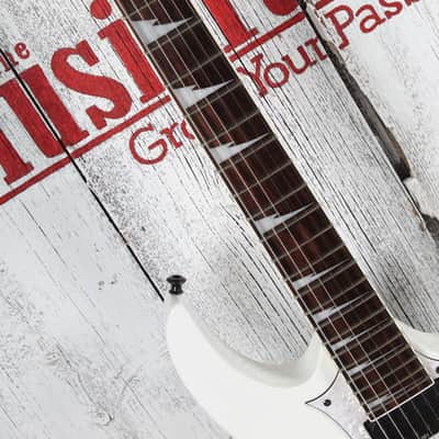 Ibanez RG Series RG350DX Solid Body Electric Guitar White Finish image 9
