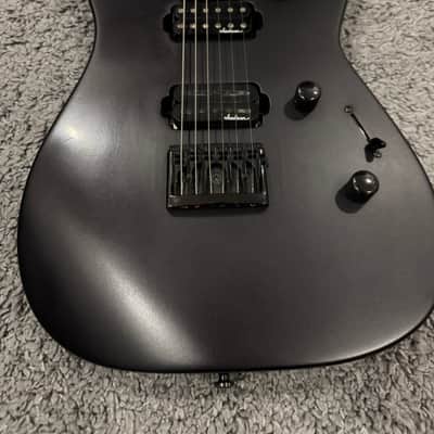 Jackson Dinky Rev MIJ 1994-1995 - Matte Black Unique FIXED BRIDGE Superstrat guitar  Custom Shop Shred Machine Metal Strat solid body Lightweight exclusive image 7
