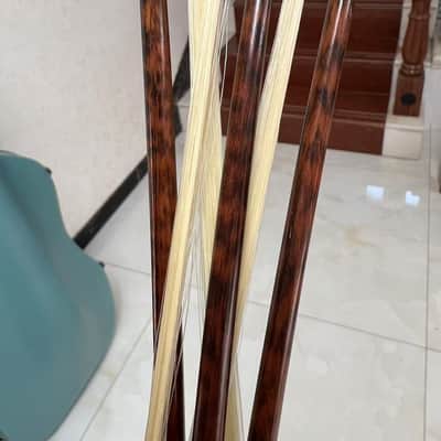 3pcs pocket-size Baroque Mini snakewood violin bow,Length: 17"1/4 image 6