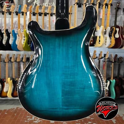 Prs   Se Hollowbody Ii Piezo Peacock Blue image 6