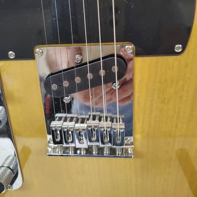 Squier Affinity Series Telecaster Left-Handed with Top-Loader Bridge 2012 - 2021 - Butterscotch Blonde image 4