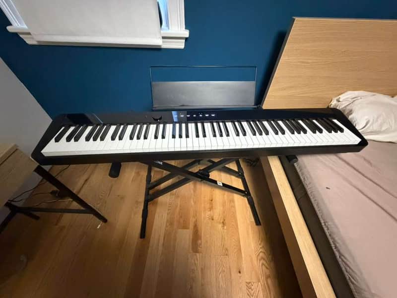 Casio PX-S1000 Privia 88-Key Slim Digital Console Piano 2010s - Black image 1