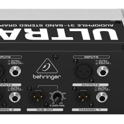 BEHRINGER FBQ3102HD ULTRAGRAPH-PRO EQUALIZZATORE 31 BANDE STEREO RILEVATORE FEEDBACK AMPLIFICATORI OPERAZIONALI BASSO RUMORE 4580 image 7