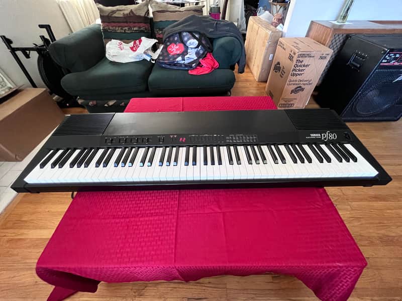 Yamaha pf-80 Late 80's Black | Reverb