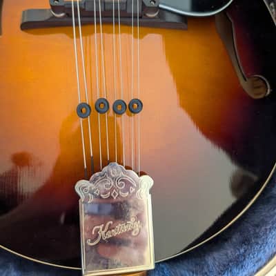 Kentucky KM-150 Standard A-Style Mandolin Vintage Sunburst Finish w/ Accessories & Case image 5