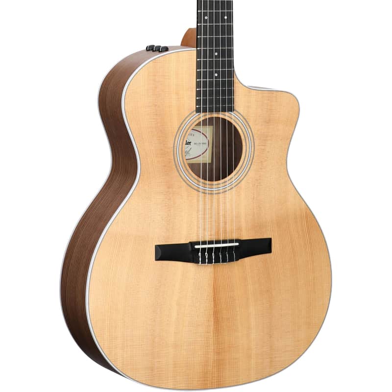 Taylor 214ce-N-v2 Grand Auditorium Classical Acoustic-Electric Guitar image 1