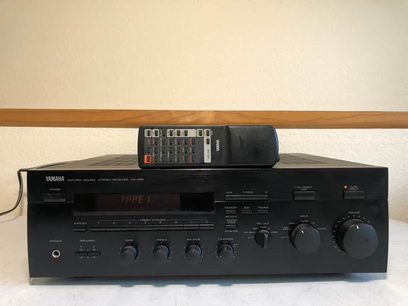 Yamaha RX-595 Receiver HiFi Stereo Vintage 2 Channel Phono Audiophile Home Audio image 1