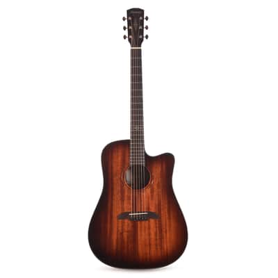 Alvarez MD66ce Masterworks Dreadnought Solid African Mahogany/Solid African Mahogany Shadowburst image 4