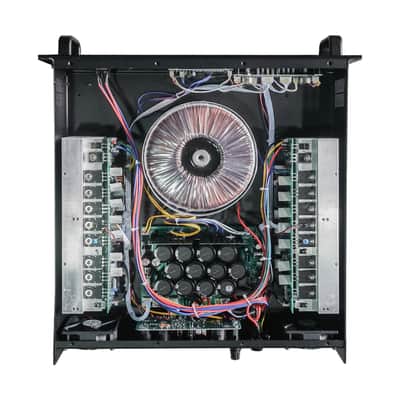 NIX-A6PRO | 2-Channel 1500W Rack Mountable Professional Power Amplifier with Low Pass Filter, LCD Display image 5