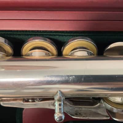 Pearl 665 Coda Flute - 10k gold lip, C# trill, new case and cover image 7