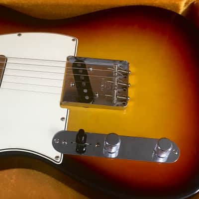 LEFTY! Fender American Vintage 64 Reissue 2012 NOS Relic Classic Sunburst Tele Nitro Made in USA 7.2 Lb G&G HSC Rare image 10