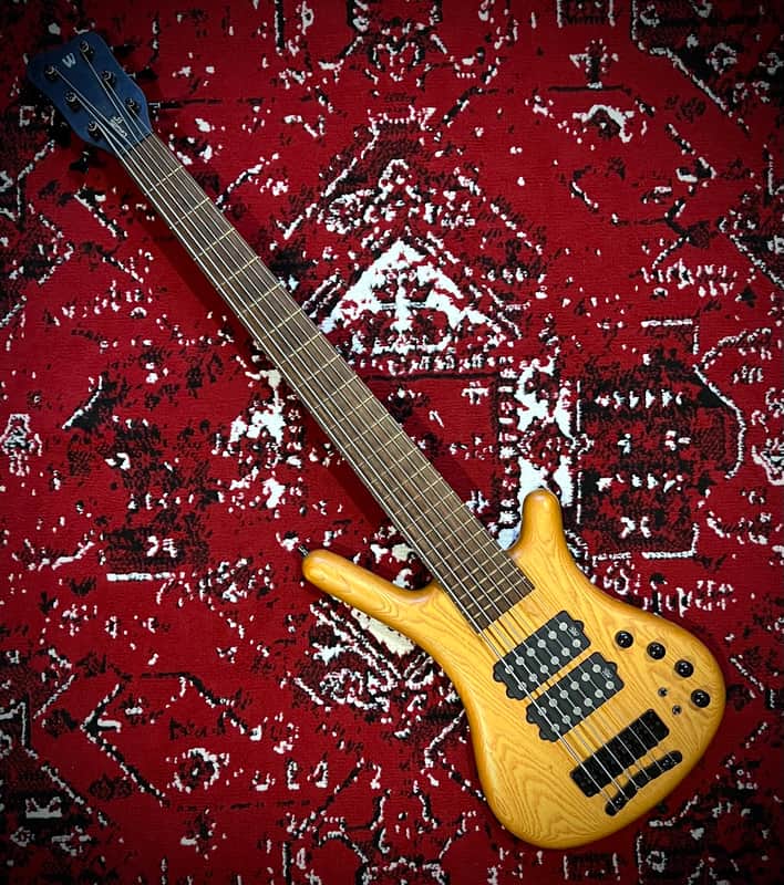 price dropped - 2008 German Warwick Corvette $$ 6 strings in Natural finish image 1