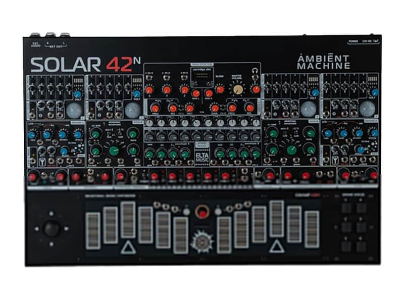 Elta Music Solar 42N Ambient Machine Drone Synthesizer (Black) image 1
