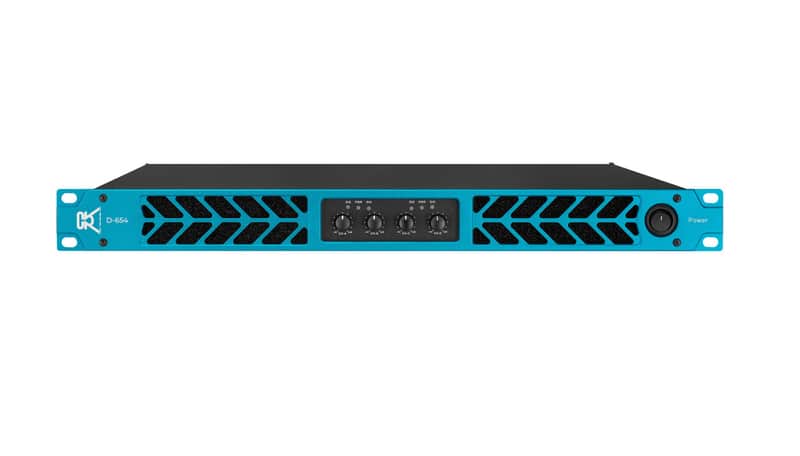 CVR D-654 BLUE 4 Channel Power Amplifier High Output Audio for Live Sound