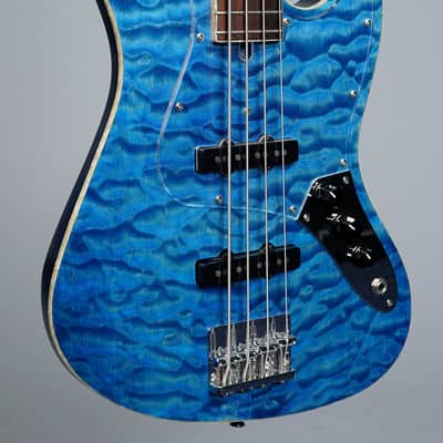 Bacchus Woodline WL-007 2014 - Transparent Blue Quilted | Reverb