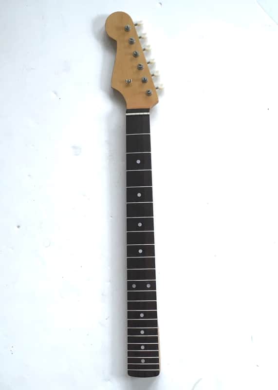 Lefty Musikraft USA Aged Relic 24” Short Scale Mustang Jaguar Guitar Neck Loaded image 1