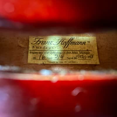 Franz Hoffmann Amadeus 3/4 Violin 2016 - Wooden image 3