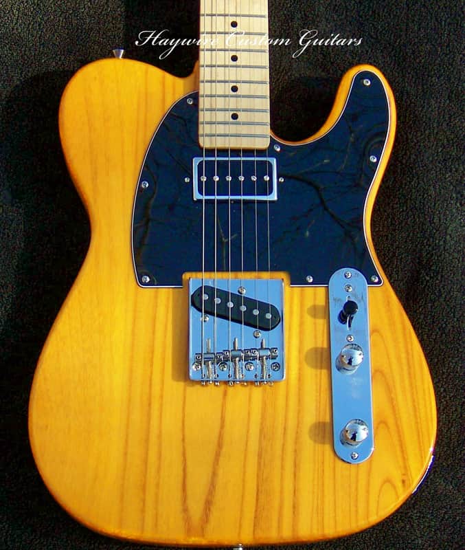 XX-Large 2" Wide (51mm) Neck Light 6.2 lb. Vintage Butterscotch Maple Blonde Telecaster Guitar+ Maple Neck + Matched Tele and P-90 Pickups + Treble-Bleed Circuit+Leveled+Crowned and Polished Frets! image 1