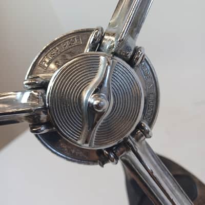 Premier #289 LokFast Flush Base Hi-Hats Cymbals Stand Vintage 60s Chrome Flat UK image 7