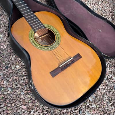 1965 Gibson C-1 Classic nylon string classical guitar. ORIGINAL Owner image 2