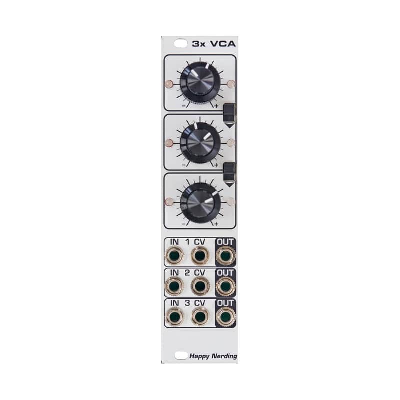 Happy Nerding 3xVCA Eurorack VCA Module (Silver) image 1