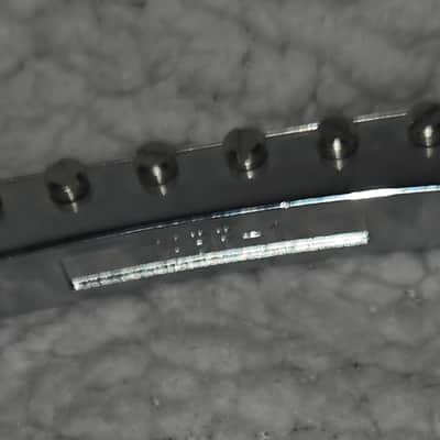 Allparts Tune-O-Matic Bridge brass saddles image 3