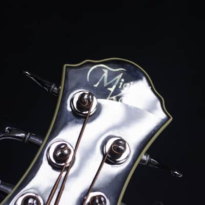MICHAEL KELLY Dragonfly 5-string FRETLESS acoustic electric BASS guitar Trans Black w/Case - Used image 10
