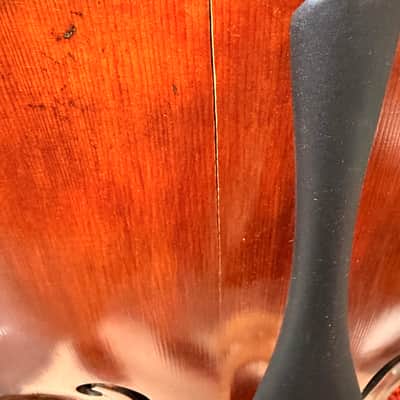 Gunter von Aue 4/4 Cello – German Made – Full Size – w/ Leather Case – Crack Repair Needed / Plays image 23