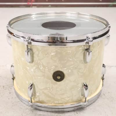 Gretsch USA 9X13" Rack Tom Drum White Marine Pearl Vintage 1960's Round Badge