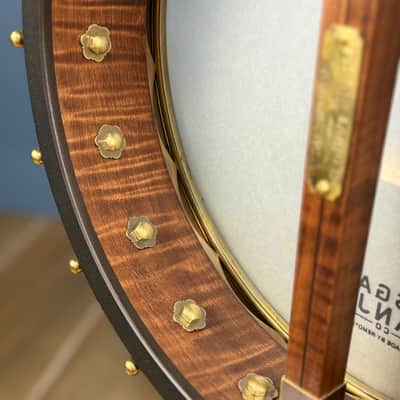 Custom Pisgah Tenor Laydie 19-Fret - 11" Curly Maple 4-String Electric Tone Ring Irish Tuning image 9