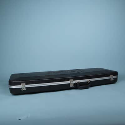 1980s Fender USA Molded Hardshell Rectangular Electric Guitar Case Black image 7